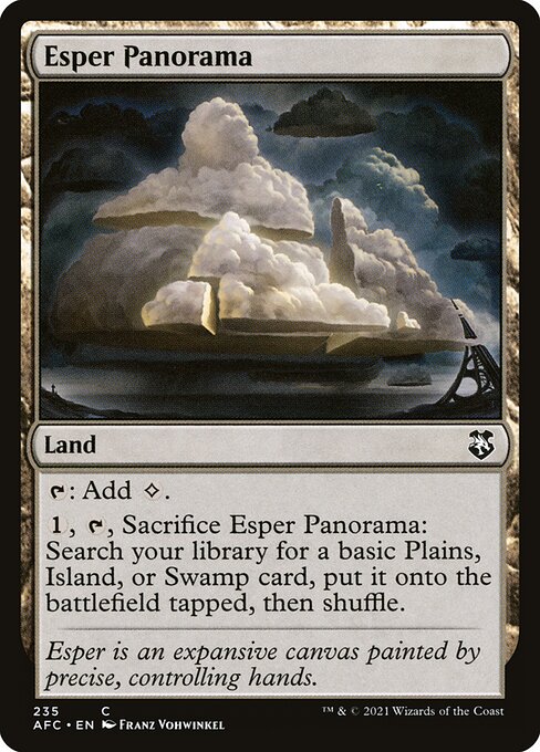 Esper Panorama [Forgotten Realms Commander - 235]