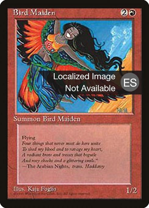 Bird Maiden [Fourth Edition Foreign Black Border - 177]