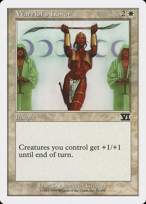 Warrior's Honor [Classic Sixth Edition - 53]
