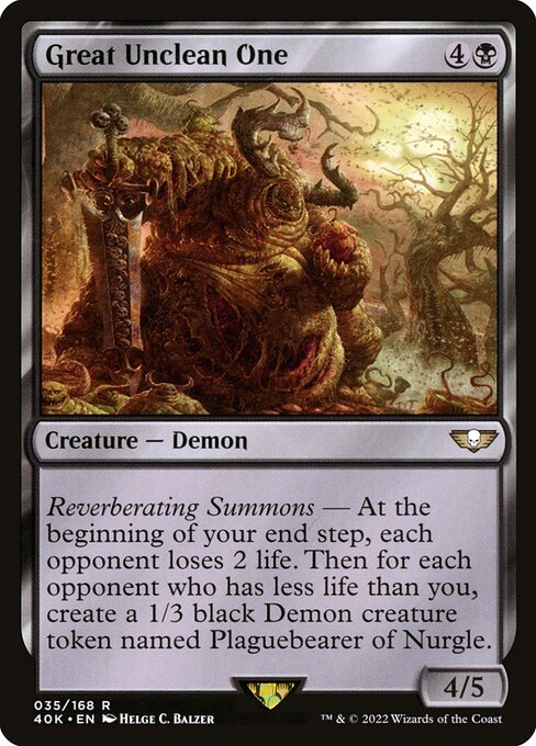 Great Unclean One [Warhammer 40,000 Commander - 35]