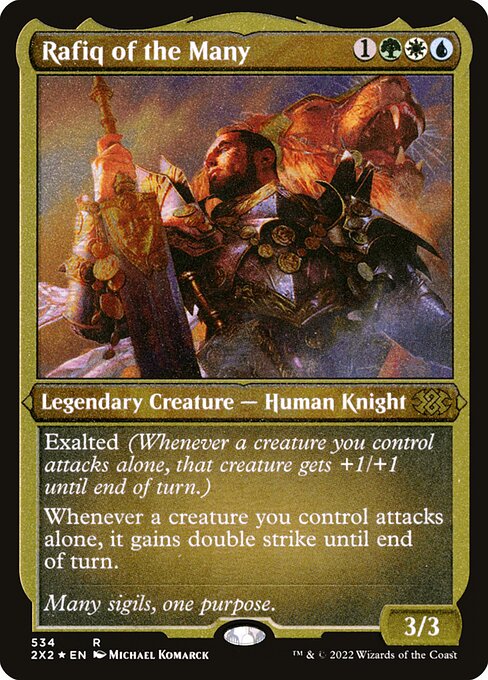 Rafiq of the Many [Double Masters 2022 - 534]