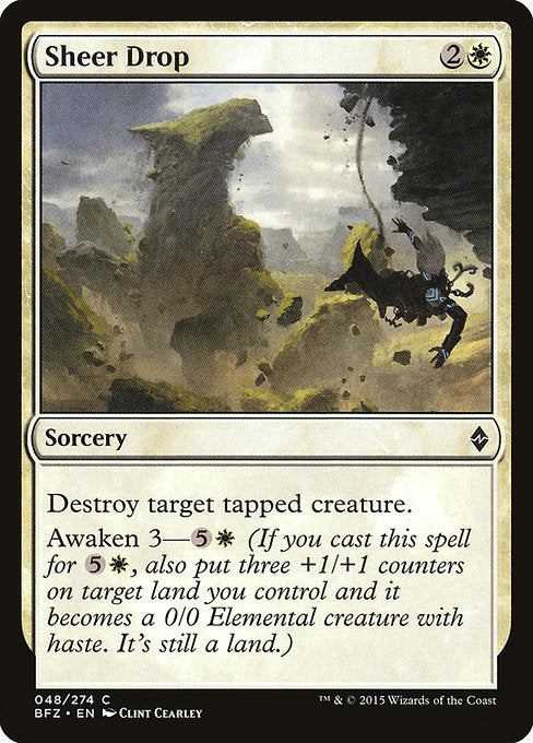 Sheer Drop [Battle for Zendikar - 48]