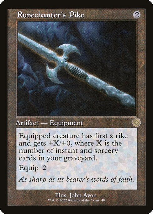 Runechanter's Pike [The Brothers' War Retro Artifacts - 48]