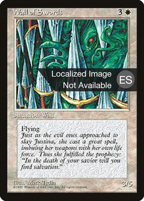 Wall of Swords [Fourth Edition Foreign Black Border - 55]