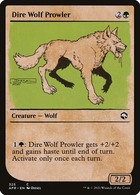Dire Wolf Prowler [Adventures in the Forgotten Realms - 325]