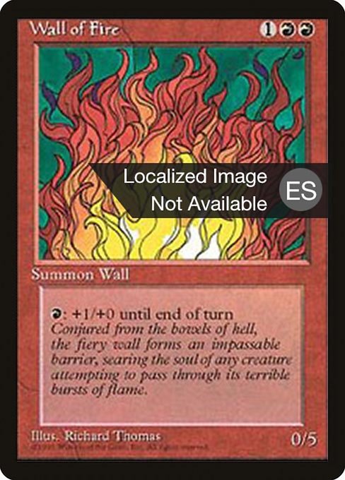 Wall of Fire [Fourth Edition Foreign Black Border - 230]