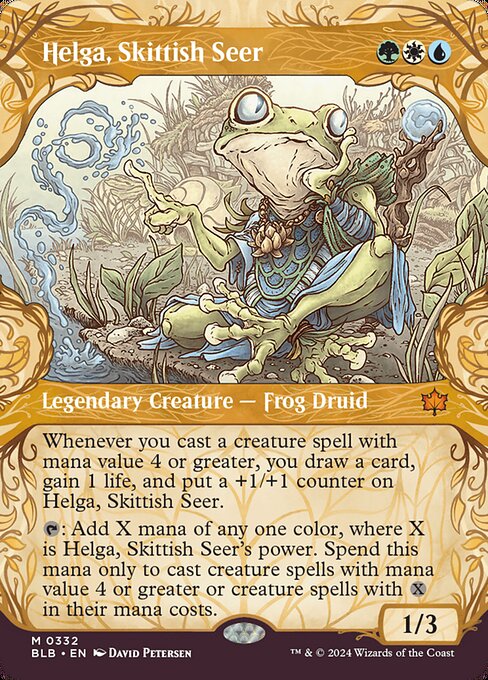 Helga, Skittish Seer [Bloomburrow - 332]