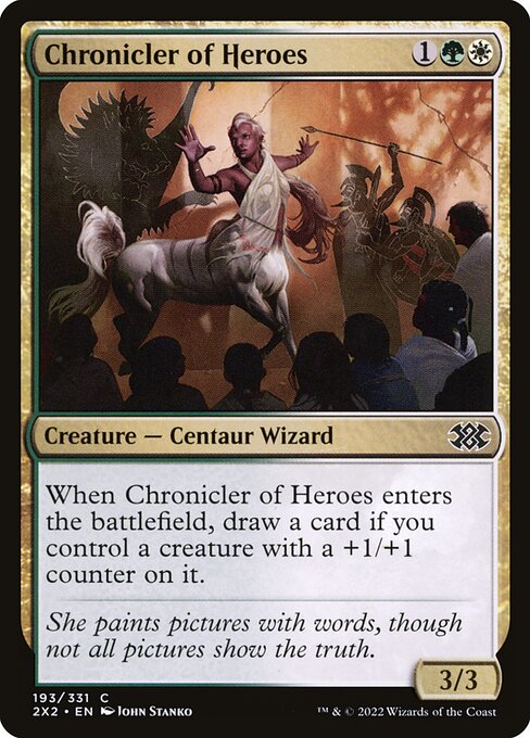 Chronicler of Heroes [Double Masters 2022 - 193]