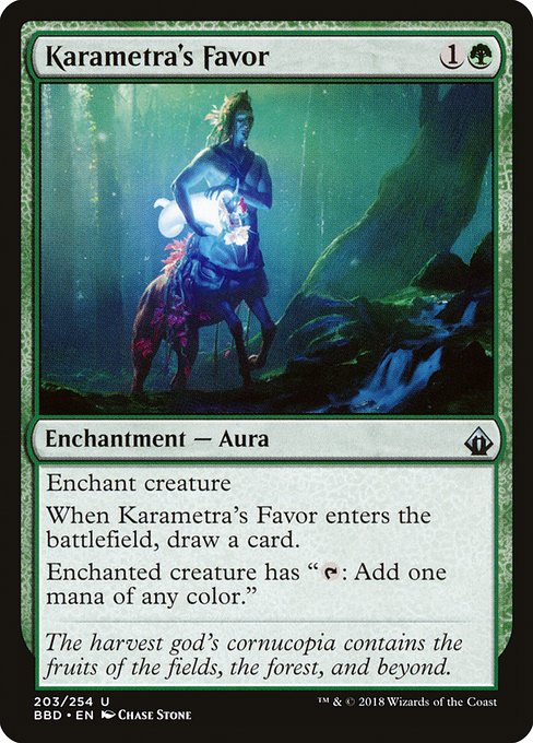 Karametra's Favor [Battlebond - 203]