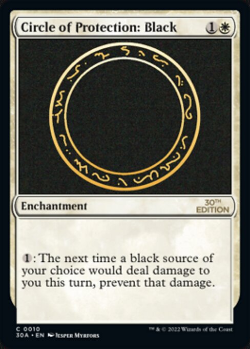 Circle of Protection: Black [30th Anniversary Edition - 10]