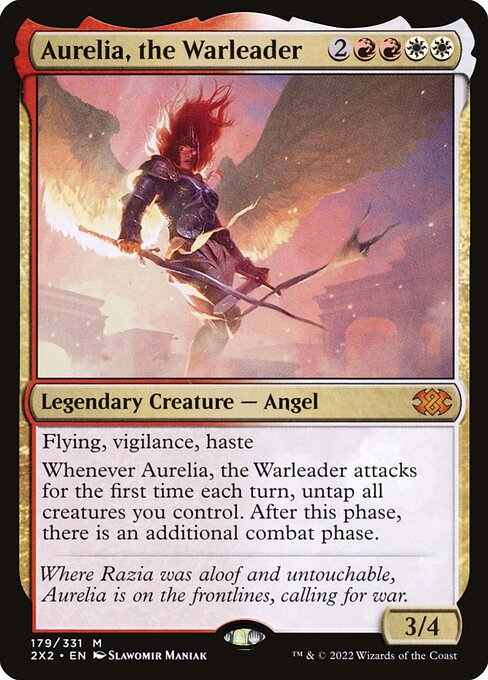 Aurelia, the Warleader [Double Masters 2022 - 179]