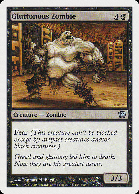 Gluttonous Zombie [Ninth Edition - 134]