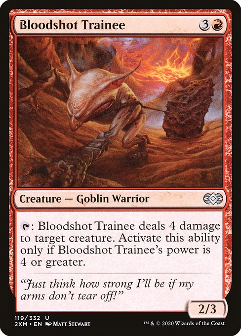Bloodshot Trainee [Double Masters - 119]