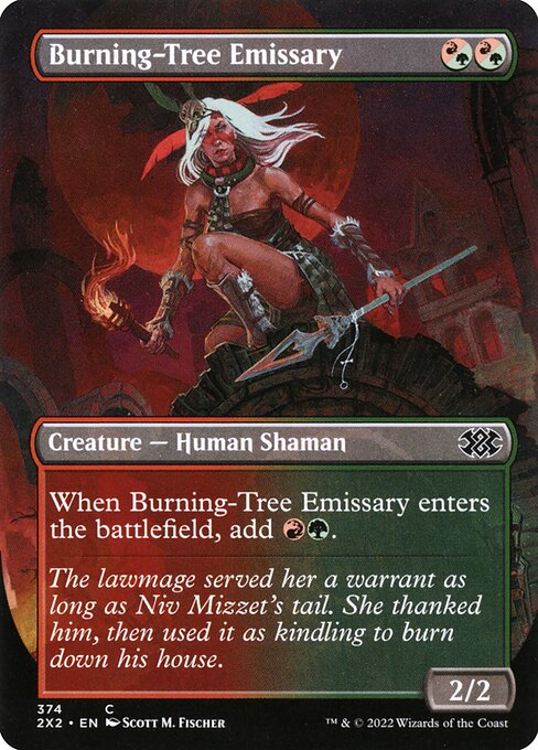 Burning-Tree Emissary [Double Masters 2022 - 374]