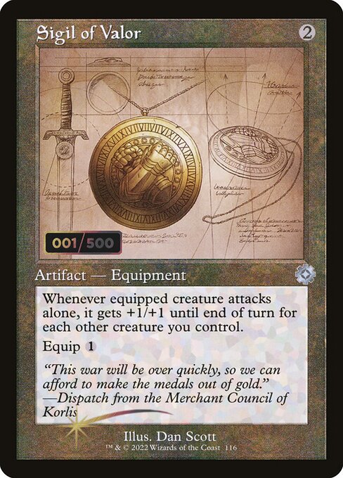 Sigil of Valor [The Brothers' War Retro Artifacts - 116z]
