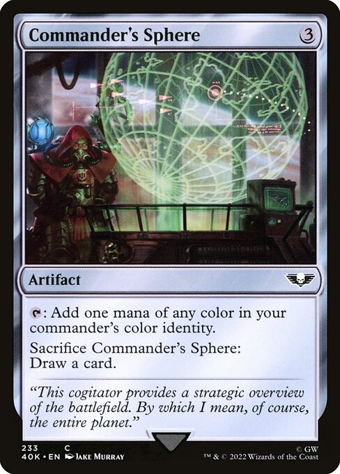 Commander's Sphere [Warhammer 40,000 Commander - 233]