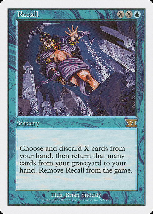 Recall [Classic Sixth Edition - 92]
