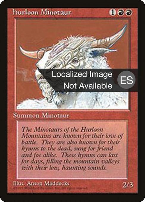 Hurloon Minotaur [Fourth Edition Foreign Black Border - 202]