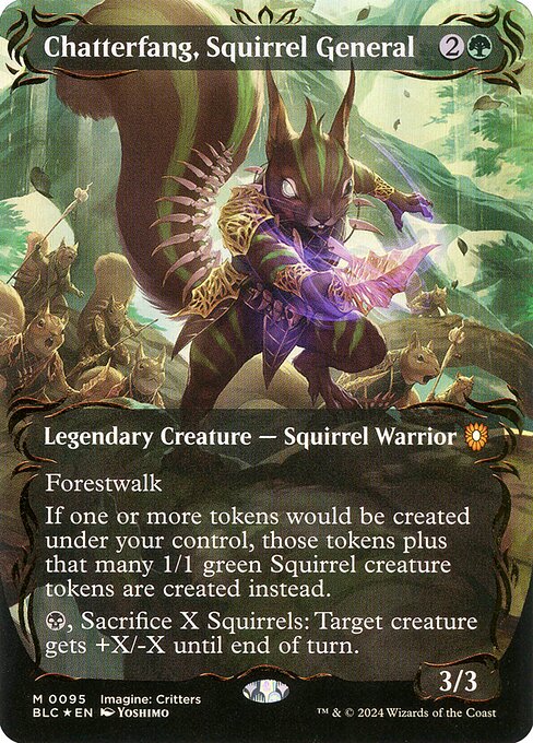 Chatterfang, Squirrel General [Bloomburrow Commander - 95]
