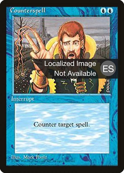 Counterspell [Fourth Edition Foreign Black Border - 65]