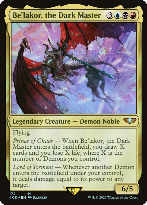 Be'lakor, the Dark Master [Warhammer 40,000 Commander - 172]