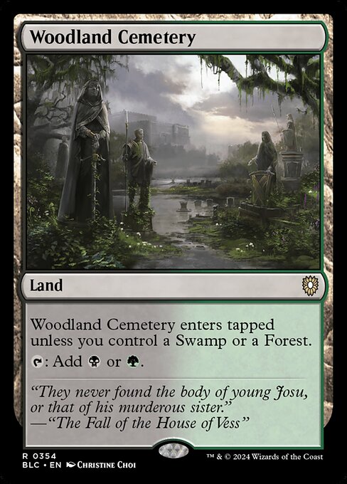 Woodland Cemetery [Bloomburrow Commander - 354]