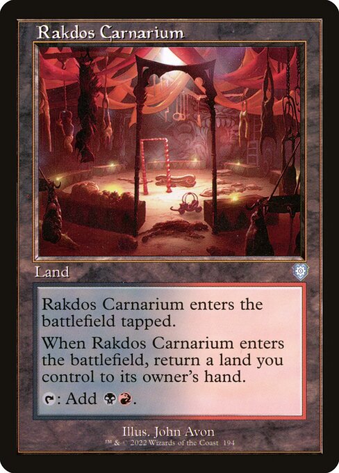 Rakdos Carnarium [The Brothers' War Commander - 194]