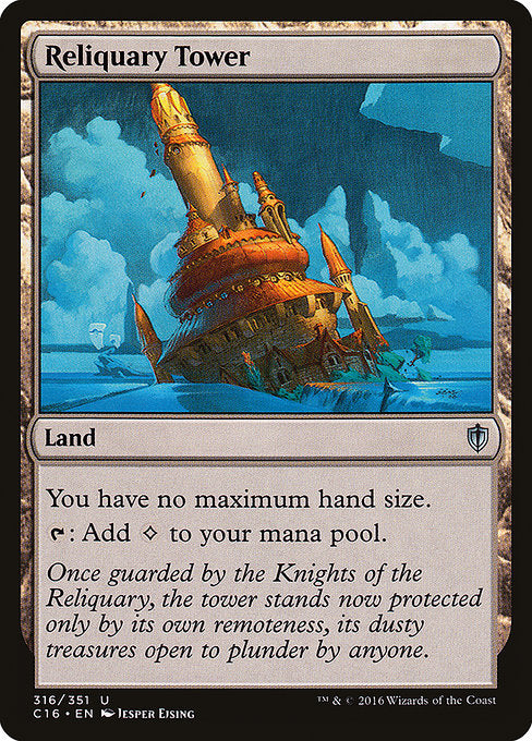 Reliquary Tower [Commander 2016 - 316]