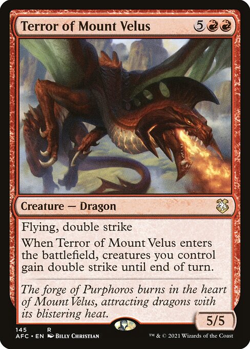 Terror of Mount Velus [Forgotten Realms Commander - 145]
