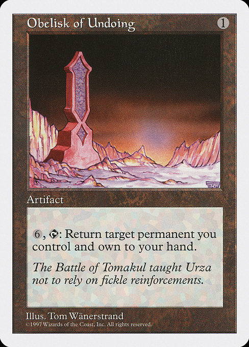 Obelisk of Undoing [Fifth Edition - 392]