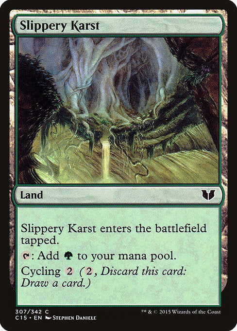 Slippery Karst [Commander 2015 - 307]