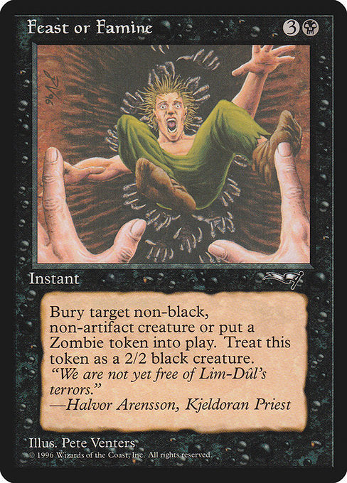 Feast or Famine [Alliances - 49a]