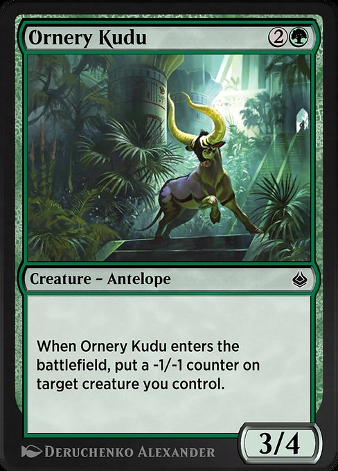 Ornery Kudu [Amonkhet Remastered - 206]