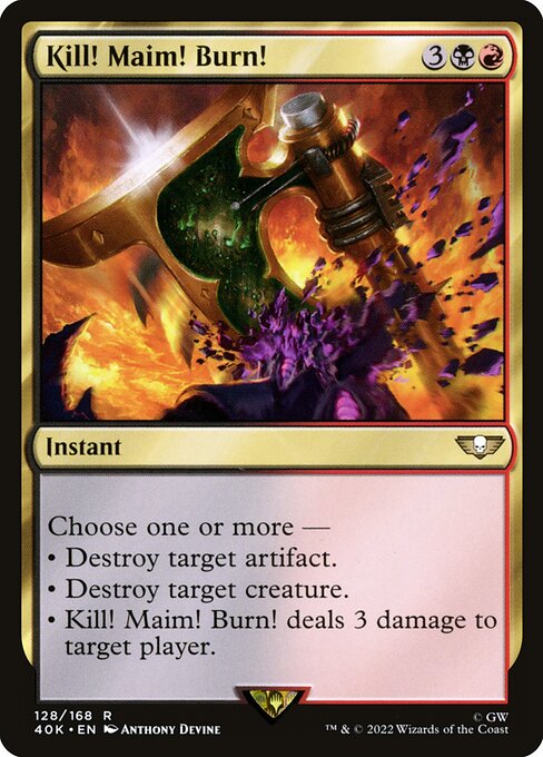 Kill! Maim! Burn! [Warhammer 40,000 Commander - 128]