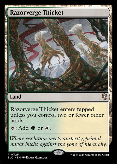 Razorverge Thicket [Bloomburrow Commander - 325]