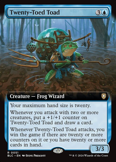 Twenty-Toed Toad [Bloomburrow Commander - 51]