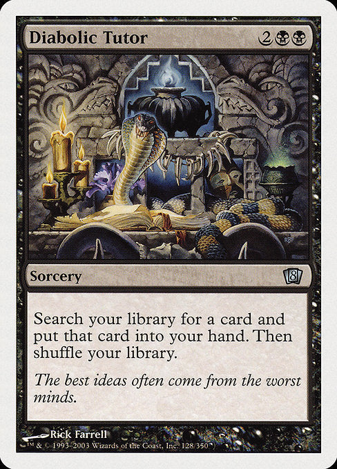 Diabolic Tutor [Eighth Edition - 128]