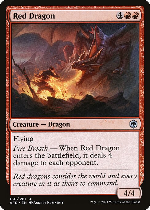 Red Dragon [Adventures in the Forgotten Realms - 160]
