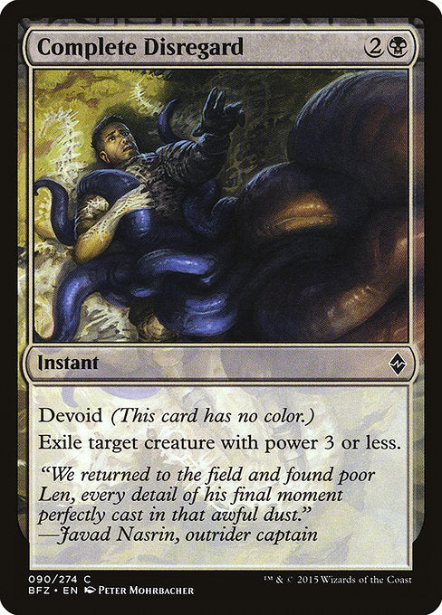 Complete Disregard [Battle for Zendikar - 90]