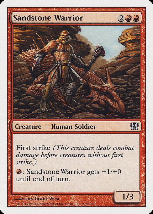 Sandstone Warrior [Ninth Edition - 215]