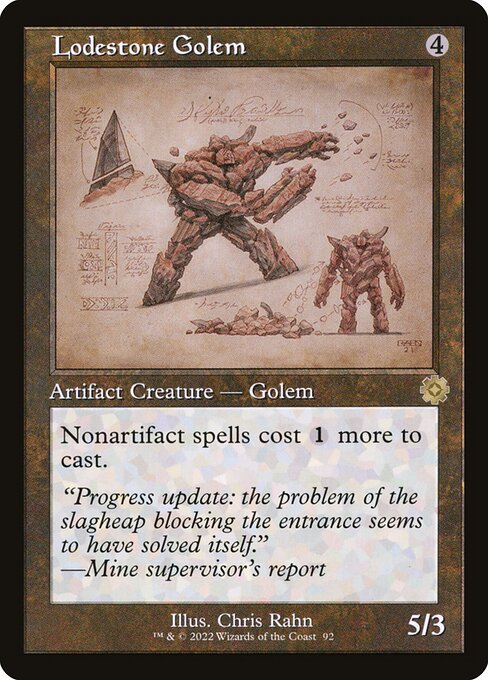 Lodestone Golem [The Brothers' War Retro Artifacts - 92]