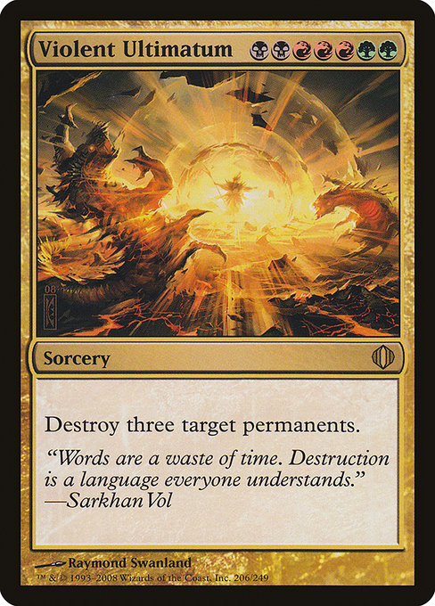 Violent Ultimatum [Shards of Alara - 206]