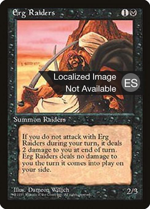 Erg Raiders [Fourth Edition Foreign Black Border - 135]
