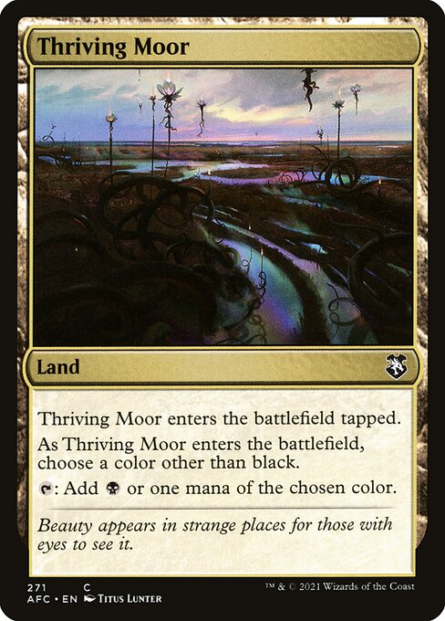 Thriving Moor [Forgotten Realms Commander - 271]