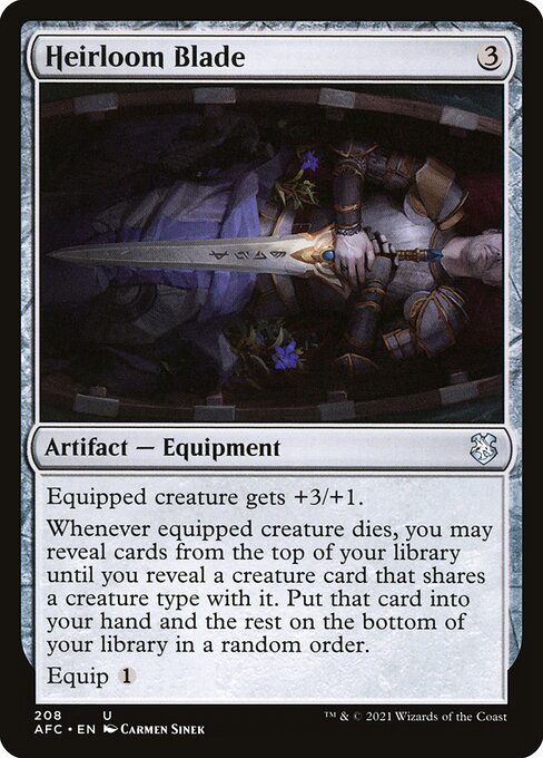 Heirloom Blade [Forgotten Realms Commander - 208]