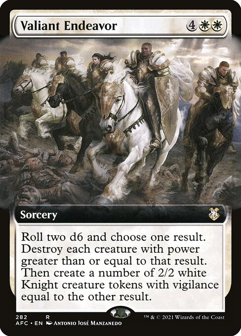 Valiant Endeavor [Forgotten Realms Commander - 282]
