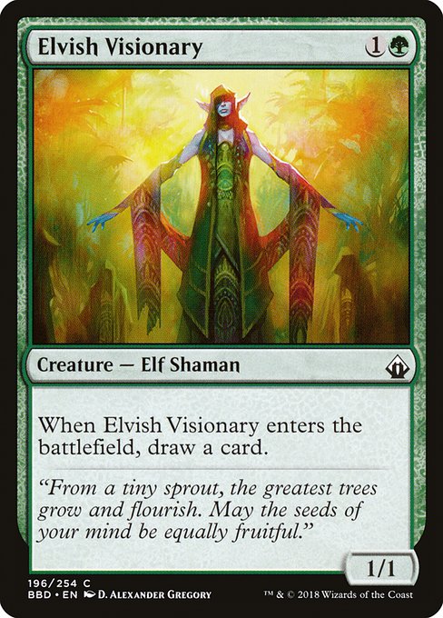 Elvish Visionary [Battlebond - 196]
