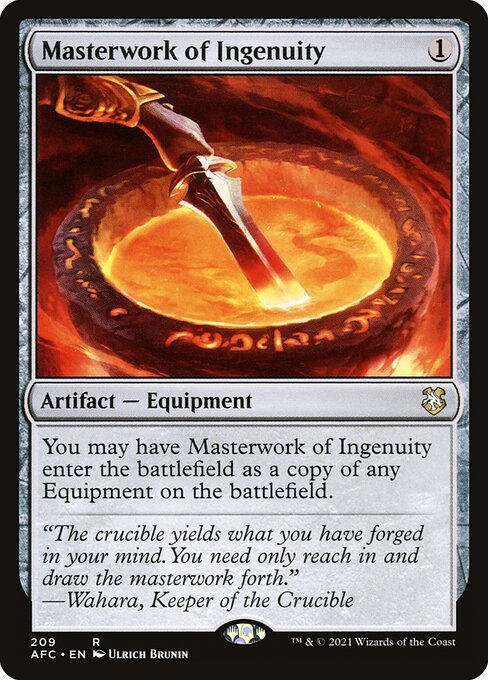 Masterwork of Ingenuity [Forgotten Realms Commander - 209]