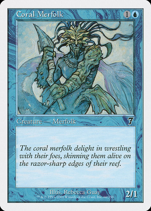 Coral Merfolk [Seventh Edition - 66]