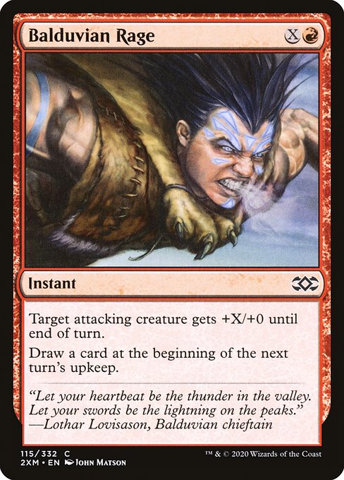 Balduvian Rage [Double Masters - 115]